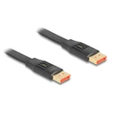 Καλώδιο Displayport Delock 81006, Flat, 8K/60Hz 32.4 Gbps Hdr, 2M, Μαύρο