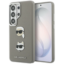 Karl Lagerfeld Saffiano Double Heads Metal Samsung Galaxy S26 Ultra silver