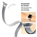 Spigen WBM4 Band Apple Watch 8 / 9 / 10 / 11 / SE 40/41/42mm Silver