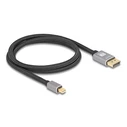 Καλώδιο Mini Displayport Delock Σε Displayport 81091, 8K/60Hz, 32.4 Gbps, 1M, Μαύρο