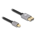 Καλώδιο Mini Displayport Delock Σε Displayport 81092, 8K/60Hz, 32.4 Gbps, 2M, Μαύρο
