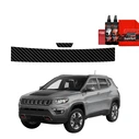 GrizzGlass BodyShield Carbon boot sill and handle film for Jeep Compass (2020-2024) [2in1]