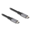 Καλώδιο USB-C Delock 81192, 240W, 40 Gbps, 8K, 2M, E-Marker, Μαύρο