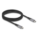 Καλώδιο USB-C Delock 81192, 240W, 40 Gbps, 8K, 2M, E-Marker, Μαύρο
