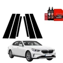 GrizzGlass BodyShield Black pillar film for BMW 5 Sedan G60 520i (2024-2025) [6in1]