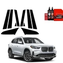 GrizzGlass BodyShield Black pillar film for BMW X1 (2023-2025) [10in1]