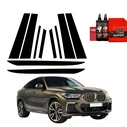 GrizzGlass BodyShield Black pillar film for BMW X6M (2019-2023) [10in1]