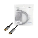 Καλώδιο Displayport Logilink to HDMI 4K/60Hz, alu, 2m