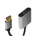 Αντάπτορας Logilink Displayport To Hdmi Adap Ter, 4k 60hz, Alu, 0.15