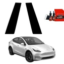 GrizzGlass BodyShield Black pillar film for Tesla Model Y (2020-2024) [2in1]