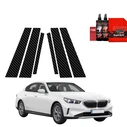 GrizzGlass BodyShield Carbon pillar film for BMW 5 Sedan G60 520i (2024-2025) [6in1]