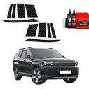 GrizzGlass BodyShield Carbon pillar film for Hyundai Santa Fe (2023-2025) [10in1]