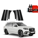 GrizzGlass BodyShield Carbon pillar film for Mercedes GLS 450d (2023-2025) [8in1]