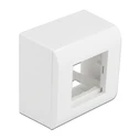 Επιτοίχιο Περίβλημα Delock για modules Easy 45 81332, 82x82mm, λευκό