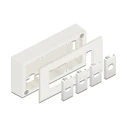 Επιτοίχιο Περίβλημα Delock για modules Easy 45 81333, 152x82mm, λευκό