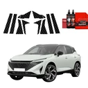 GrizzGlass BodyShield Carbon pillar film for Nissan Qashqai 3 Facelift (2024-2025) [10in1]