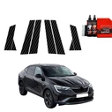 GrizzGlass BodyShield Carbon pillar film for Renault Arkana (2022-2025) [8in1]