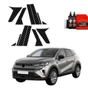 GrizzGlass BodyShield Carbon pillar film for Renault Symbioz (2024-2025) [12in1]