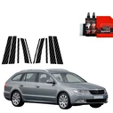 GrizzGlass BodyShield Carbon pillar film for Skoda Superb 2 Kombi (2009-2013) [10in1]