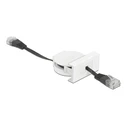 Καλώδιο Δικτύου Delock RJ45 Easy 45 81361 Cat.5e, ανασυρόμενο 50cm, μαύρο