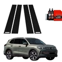 GrizzGlass BodyShield Carbon pillar film for Volkswagen VW Tiguan 3 (2024-2025) [4in1]