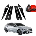 GrizzGlass BodyShield Carbon pillar film for Mercedes A-Class W177 (2018-2025) [8in1]