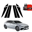 GrizzGlass BodyShield Black pillar film for Mercedes A-Class W177 (2018-2025) [8in1]