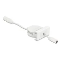 Καλώδιο Delock τροφοδοσίας Easy 45 81376, ανασυρόμενο 50cm, λευκό