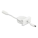 Καλώδιο Delock τροφοδοσίας Easy 45 81377, ανασυρόμενο 50cm, λευκό