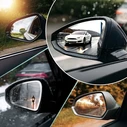 GrizzGlass ZeroDrop Rain-repellent mirror film for Fiat Panda 3 (2011-2016)