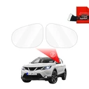 GrizzGlass ZeroDrop Rain-repellent mirror film for Nissan Qashqai (2013-2017)