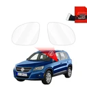 GrizzGlass ZeroDrop Rain-repellent mirror film for Volkswagen Tiguan (2007-2011)