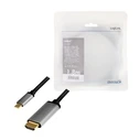 Καλώδιο Logilink Usb-C To HDMI , 4k 60hz, Alu, 1.8m