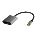 Αντάπτορας Logilink Usb-C To Dp/F , 4k/60hz, Alu, 0.15m