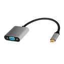 Αντάπτορας Logilink Usb-C To Vga 1080p, Alu, 0.15m