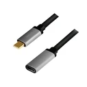 Καλώδιο Logilink Usb-C M/F , 4k/60hz , Alu, 0.5m
