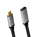 Καλώδιο Logilink Usb-C M/F , 4k/60hz , Alu, 0.5m