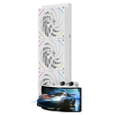 Thermalright Rainbow Vision 360 Turbo ARGB White - 360mm AIO CPU Liquid Cooler with 6.67" OLED and 3x 120mm Turbo ARGB Fans