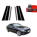 GrizzGlass BodyShield Black pillar film for BMW 3 E90 Sedan LCI (2008-2012) [6in1]