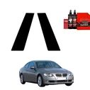 GrizzGlass BodyShield Black pillar film for BMW 3 E92 Coupe Pre-LCI (2006-2010) [2in1]
