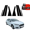 GrizzGlass BodyShield Black pillar film for Ford Mondeo Mk5 Sedan (2014-2019) [8in1]
