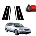 GrizzGlass BodyShield Black pillar film for Volkswagen Passat B5 Variant Facelifting (2000-2005) [6in1]