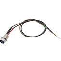 LED Μικροηλεκτρονικά 5mm Μπλε 12V με καλώδιο