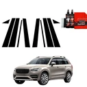 GrizzGlass BodyShield Black pillar film for Volvo XC90 (2015-2020) [10in1]