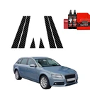 GrizzGlass BodyShield Carbon pillar film for Audi A4 B8 Avant (2007-2011) [6in1]