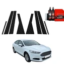 GrizzGlass BodyShield Carbon pillar film for Ford Mondeo Mk5 Sedan (2014-2019) [8in1]