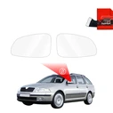 GrizzGlass ZeroDrop Rain-repellent mirror film for Skoda Octavia 2 Kombi (2004-2008)