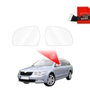 GrizzGlass ZeroDrop Rain-repellent mirror film for Skoda Superb 2 (2008-2013)