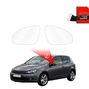 GrizzGlass ZeroDrop Rain-repellent mirror film for Volkswagen Golf 6 Hatchback 3D (2008-2012)