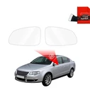 GrizzGlass ZeroDrop Rain-repellent mirror film for Volkswagen Passat B6 Sedan (2005-2010)